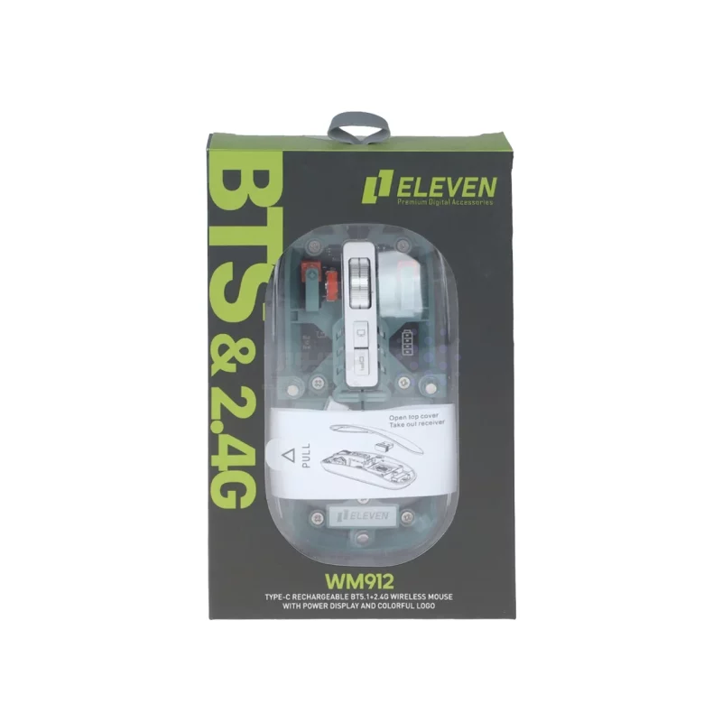 ماوس بی سیم Eleven مدل WM912 - سبز (گارانتی شش ماهه شرکتی) - تصویر 6