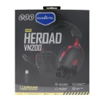 هدفون با سیم گیمینگ QCY مدل Heroad VN200 Pro - مشکی (گارانتی یکساله تعویض شرکتی) - تصویر 3