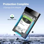 باکس هارد UGREEN USB3.0 مدل US221-30848B - مشکی (گارانتی 18 ماهه آسان پیشرو) - تصویر 6