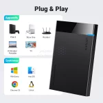 باکس هارد UGREEN USB3.0 مدل US221-30848B - مشکی (گارانتی 18 ماهه آسان پیشرو) - تصویر 9