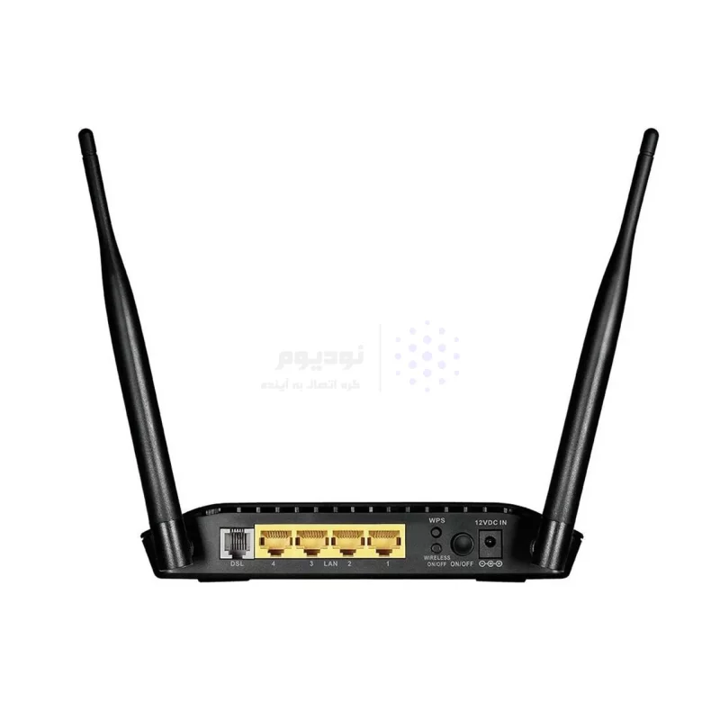 مودم D-link 2750u Wireless N 300 ADSL2+ Modem Router - مشکی - تصویر 3