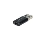 تبدیل Papada USB TO Type-C مدل PA-20 - مشکی - ASP (گارانتی شش ماهه آروین) - تصویر 3