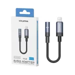 تبدیل Lightning به جک 3.5 میلیمتری VIPLATINA مدل VA12 - مشکی (گارانتی شش ماه تعویض نیکان همراه)