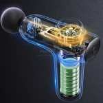 ماساژور شارژی تفنگی Yesido Massage Gun مدل MG01 - مشکی (گارانتی 12 ماه تعویض نیکان همراه) - تصویر 3