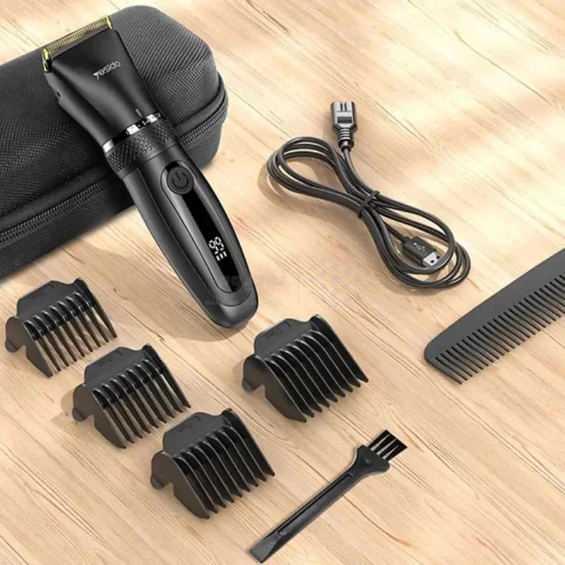 ماشین اصلاح موی سر و صورت شارژی Yesido مدل MG06 - مشکی (گارانتی 12 ماه تعویض نیکان همراه) - تصویر 6