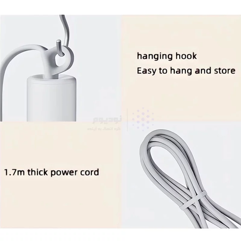 سشوار Xiaomi مدل Compact Hair Dryer H101 CMJ04LXW - سفید (گارانتی یکساله شرکتی) - تصویر 8