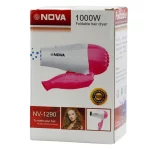 سشوار مسافرتی Nova مدل NV-1290 - سرخابی - تصویر 5