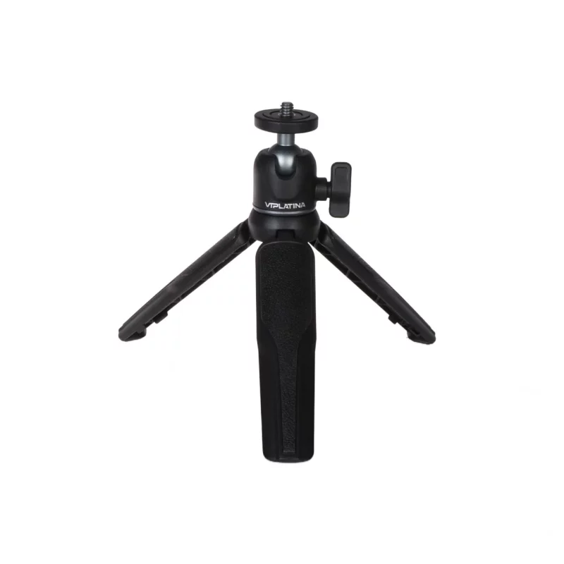 سه پایه نگه دارنده گوشی موبایل و دوربین VIPLATINA مدل VH55 - مشکی (گارانتی 12 ماه تعویض نیکان همراه) - تصویر 2