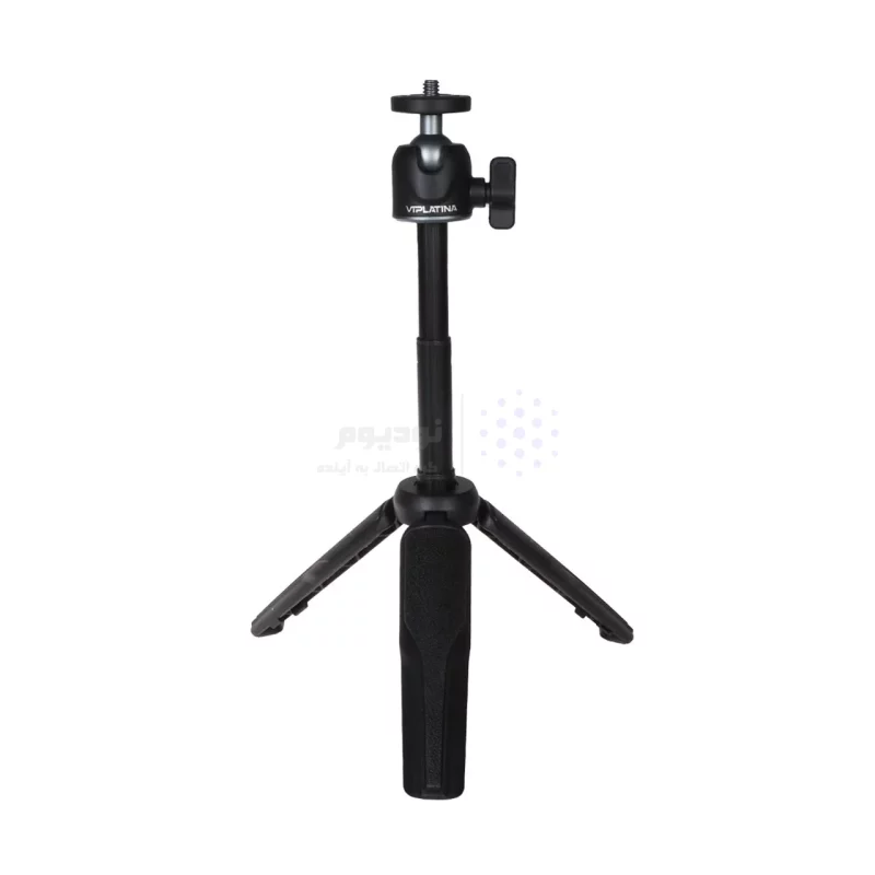 سه پایه نگه دارنده گوشی موبایل و دوربین VIPLATINA مدل VH55 - مشکی (گارانتی 12 ماه تعویض نیکان همراه) - تصویر 6