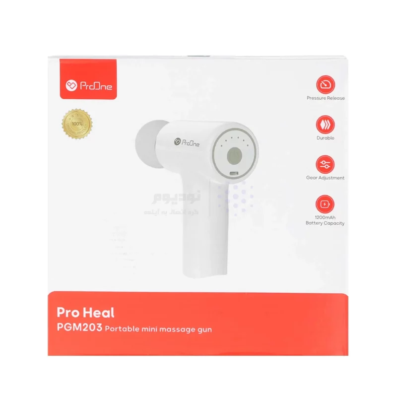 ماساژور شارژی تفنگی ProOne مدل Pro Heal PGM203 - مشکی - تصویر 10