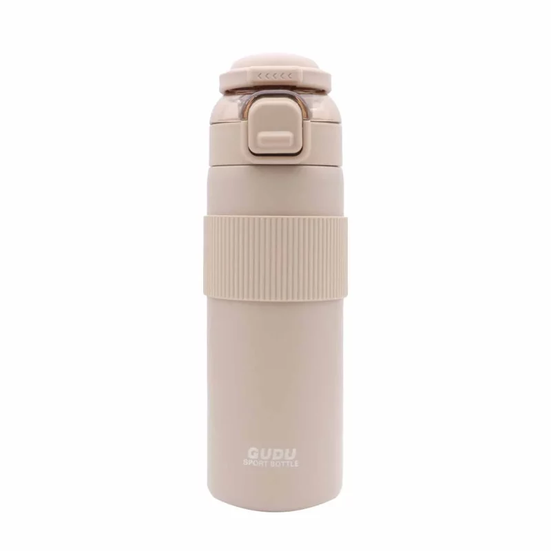 تراول ماگ Gudu مدل H-BW-1378 ظرفیت 700 میلی لیتر - کرم - تصویر 2