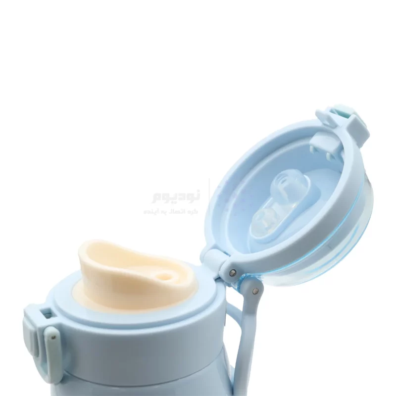 تراول ماگ HSCUP مدل H-BW-1513 ظرفیت 500 میلی لیتر- آبی - تصویر 3