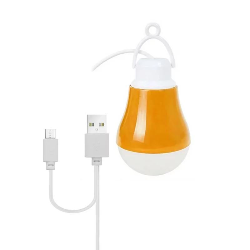 لامپ Lisa & Gray USB - نارنجی - تصویر 2