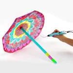 قلم سه بعدی طراحی مدل DX-100B - سفید لیمویی - تصویر 7