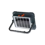 چراغ شارژی کمپینگ پایه دار مدل XJ-D005 (دارای پنل خورشیدی) - طوسی - YSP - تصویر 3