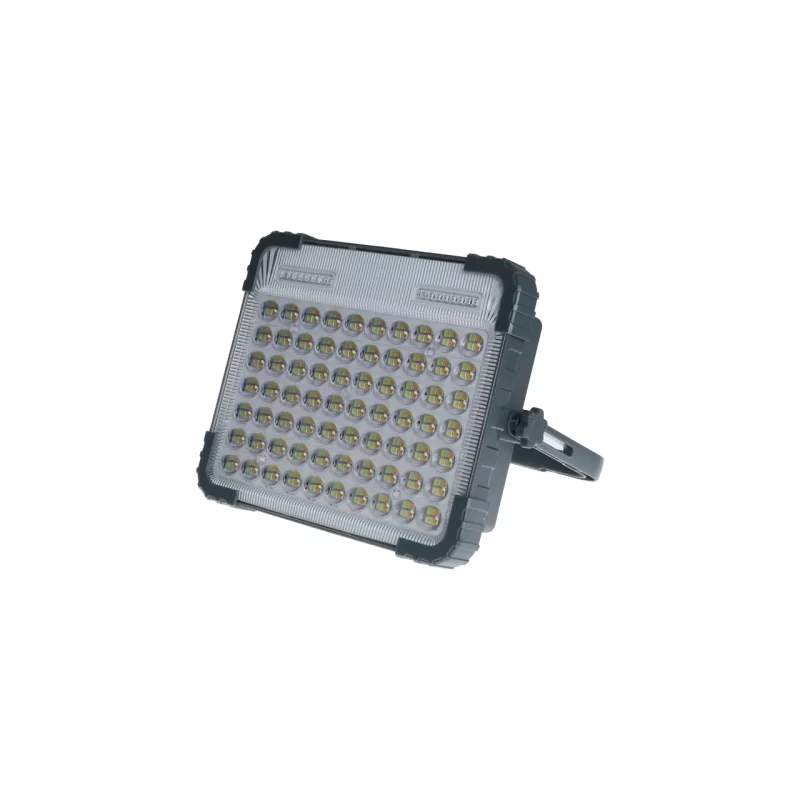 چراغ شارژی کمپینگ پایه دار مدل XJ-D006 (دارای پنل خورشیدی) - طوسی - YSP - تصویر 2