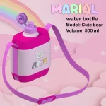 قمقمه iRik مدل Cute Bear حجم 500 میلی لیتر - سرخابی - RYL - تصویر 3