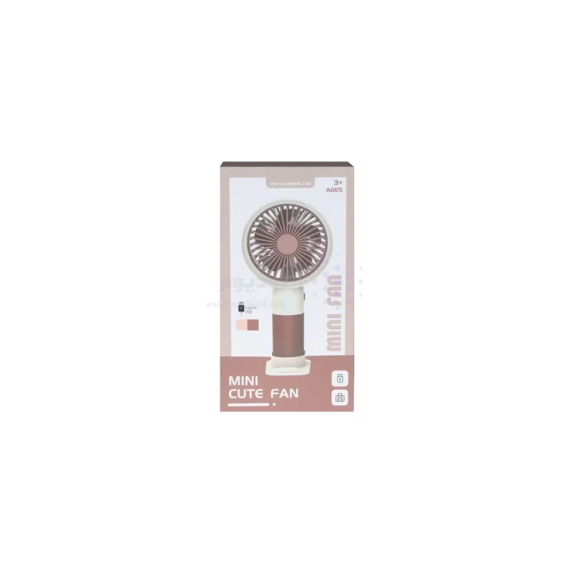 پنکه دستی پایه دار مدل NO.B399-10 - کرم - MNK - تصویر 6