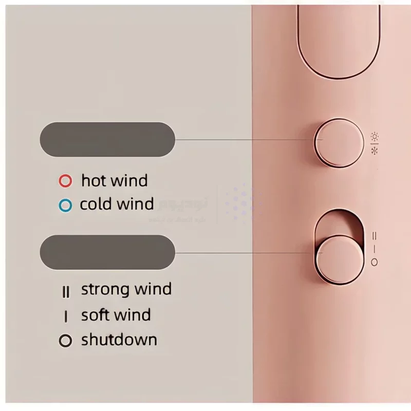 سشوار Xiaomi مدل Compact Hair Dryer H101 CMJ04LXP - صورتی (گارانتی یکساله شرکتی) - تصویر 8