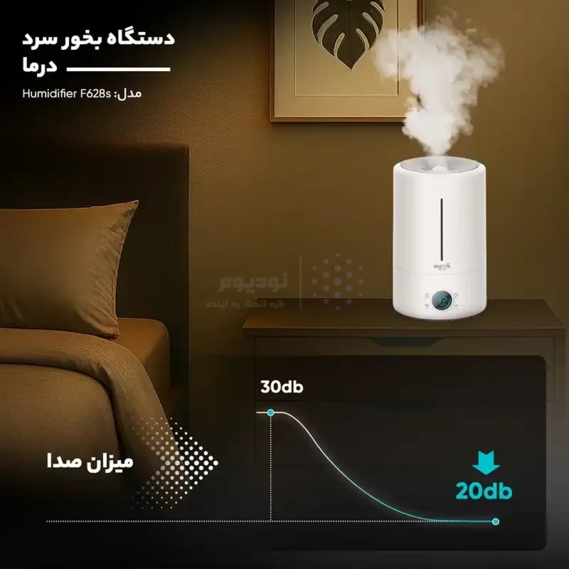 دستگاه بخور سرد و رطوبت ساز Deerma مدل DEM-F628S - سفید (گارانتی 18 ماهه شرکتی) - تصویر 16