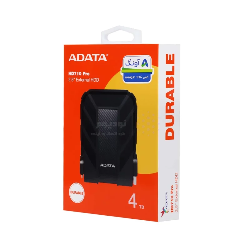 هارد اکسترنال ADATA مدل HD710 Pro ظرفیت 4TB - مشکی (گارانتی شرکت آونگ) - تصویر 4
