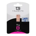TRUEBYTE T4 USB2.0 Flash Memory - 8GB رزگلد (گارانتی مادام العمر شرکت آی تین)