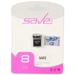 Save it Safe USB2.0 Flash Memory - 8GB مشکی نقره ای (گارانتی مادام العمر آی تین)