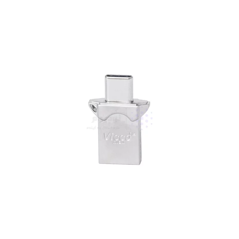 نقره ای Vicco man VC400 S USB3.1 Type-c OTG Flash Memory - 32GB - تصویر 3