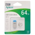 Apacer AH111 USB2.0 Flash Memory-64GB (گارانتی متین)-آبی