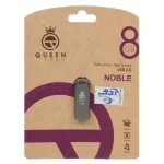 Queen Noble USB2.0 Flash Memory-8GB مشکی (گارانتی مادام العمر شرکت آی تین)