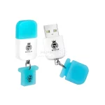 Queen Root USB2.0 Flash Memory-64GB آبی (گارانتی مادام العمر شرکت آی تین) - تصویر 3