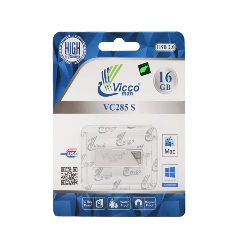 نقره ای Vicco man VC285 S USB2.0 Flash Memory-16GB - تصویر 2