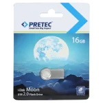 فلش مموری Pretec USB2.0 مدل Moon ظرفیت 16GB - نقره ای (گارانتی فراگامان)