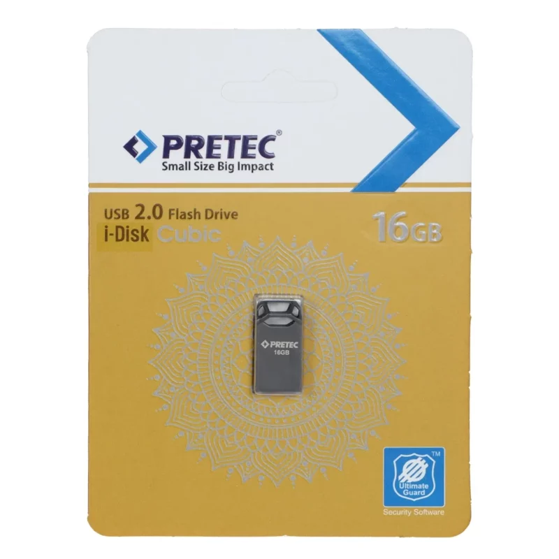 فلش مموری Pretec USB2.0 مدل Cubic ظرفیت 16GB- خاکستری (گارانتی فراگامان) - تصویر 2