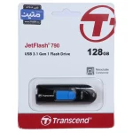فلش مموری Transcend USB3.1 مدل JetFlash 790 ظرفیت 128GB - مشکی (گارانتی متین)