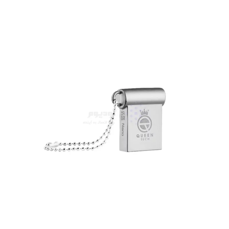 Queen NANO USB2.0 Flash Memory-64GB نقره ای (گارانتی مادام العمر شرکت آی تین) - تصویر 3