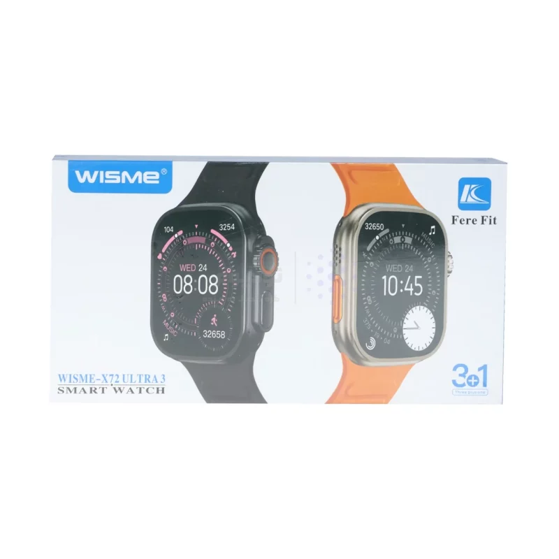 پک ساعت هوشمند WISME مدل WISME-X72 Ultra3 - مشکی - تصویر 5