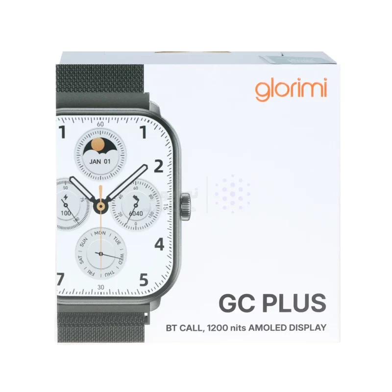 ساعت هوشمند Glorimi مدل GC PLUS - مشکی (گارانتی 18 ماهه شرکتی) - تصویر 3