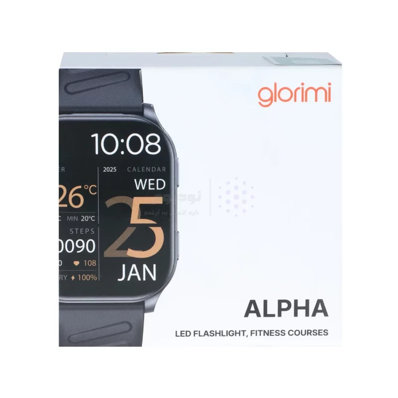 ساعت هوشمند Glorimi مدل Alpha - مشکی (گارانتی 18 ماهه شرکتی) - تصویر 3