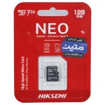 کارت حافظه Hiksemi MicroSDXC V30 مدل Neo ظرفیت 128GB - مشکی (گارانتی متین)