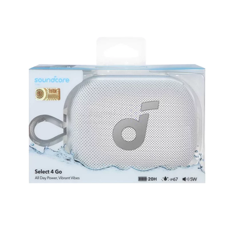اسپیکر بلوتوثی ANKER مدل Soundcore Select 4 Go A31X1121 - سفید (گارانتی 18 ماهه شرکتی) - تصویر 4