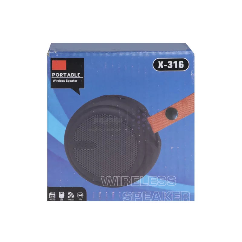 اسپیکر بی سیم مدل X-316 - مشکی - NZR - تصویر 6