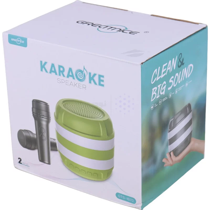 اسپیکر بی سیم GreatNice مدل GTS-1870 - خاکستری - TCO - تصویر 8