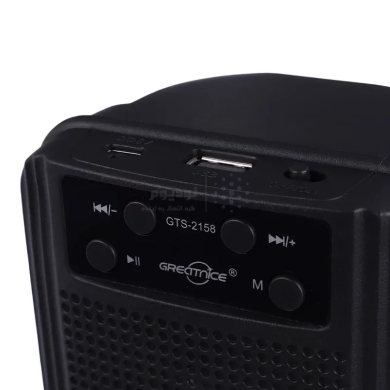 اسپیکر بی سیم GreatNice مدل GTS-2185 - مشکی - TCO - تصویر 8
