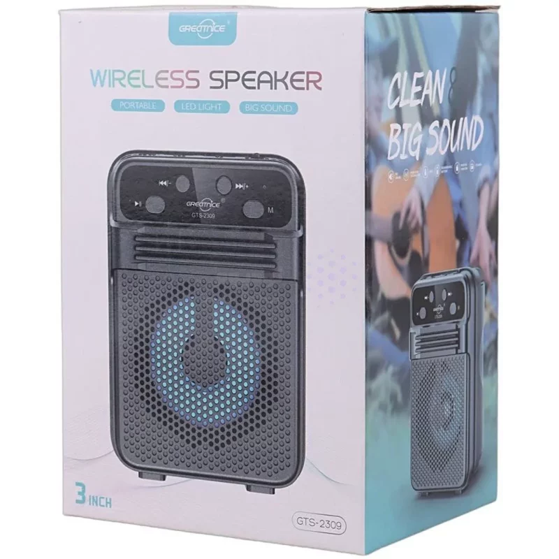 اسپیکر بی سیم GreatNice مدل GTS-2309 - مشکی - TCO - تصویر 5