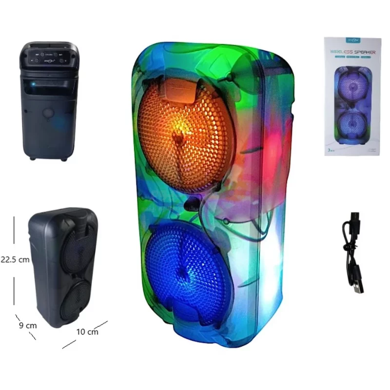 اسپیکر بی سیم GreatNice مدل GTS-2085 - مشکی - TCO - تصویر 4