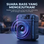 اسپیکر بی سیم GreatNice مدل GTS-2333 - مشکی - TCO - تصویر 13