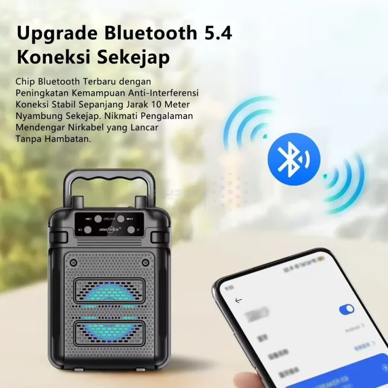 اسپیکر بی سیم GreatNice مدل GTS-2333 - مشکی - TCO - تصویر 8