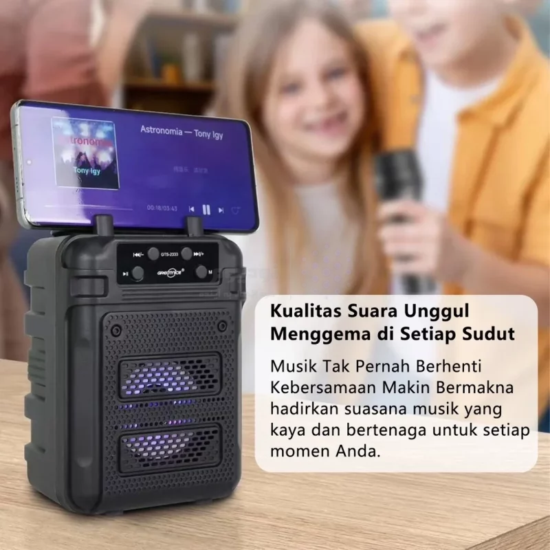 اسپیکر بی سیم GreatNice مدل GTS-2333 - مشکی - TCO - تصویر 9