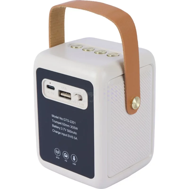 اسپیکر بی سیم GreatNice مدل GTS-2201 - بژ - TCO - تصویر 4